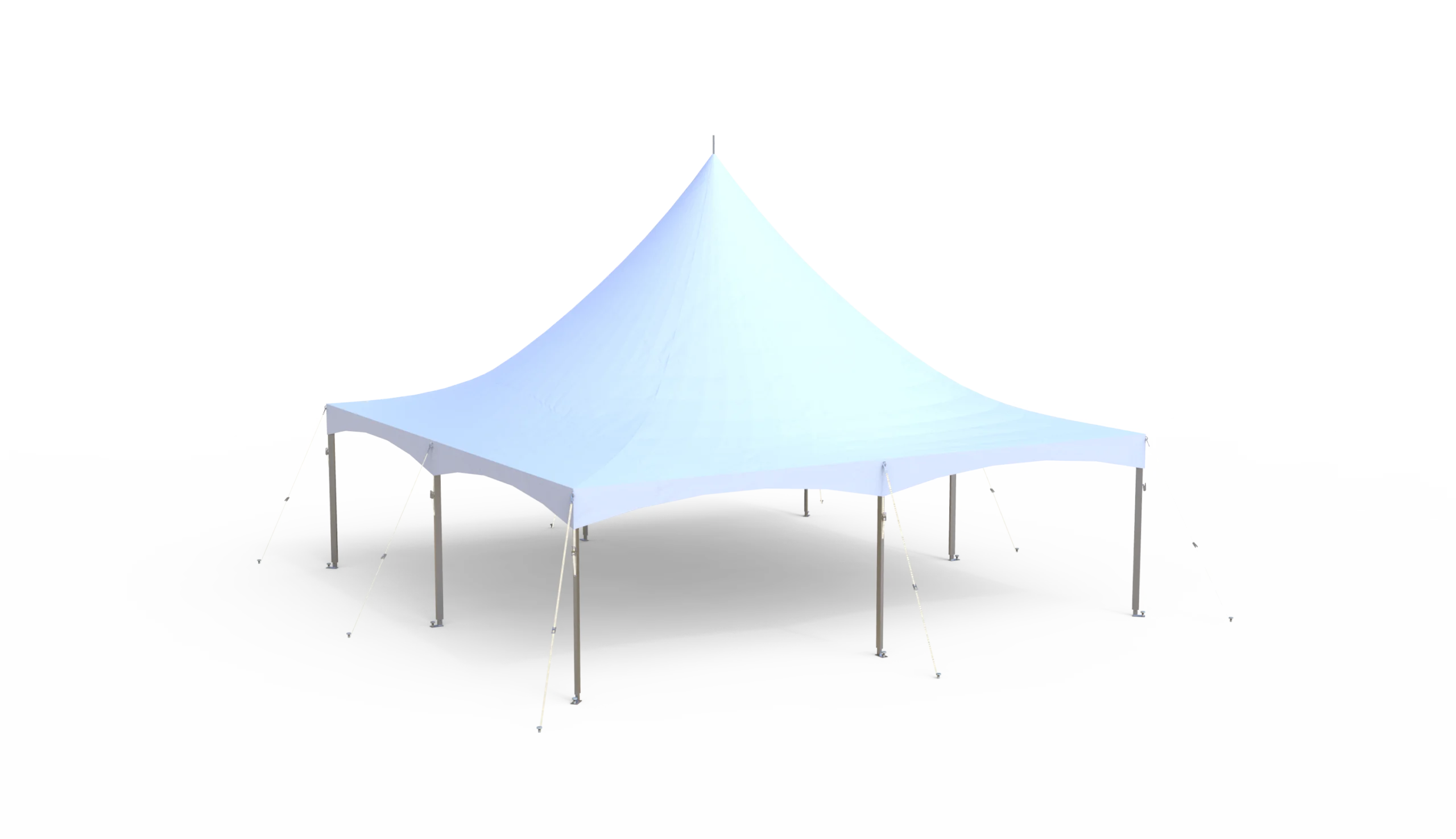 High peak tension tent rendering Anchor Industries